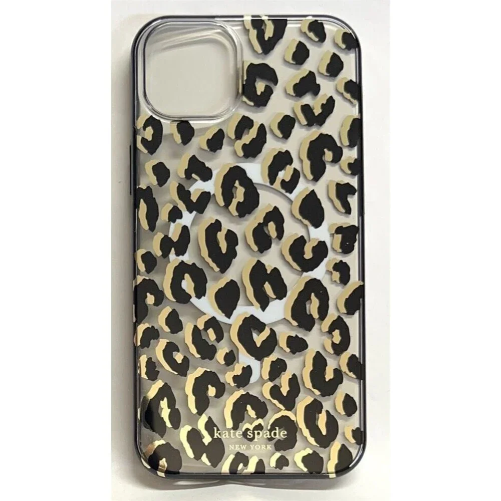 Kate Spade New York Hardshell Magsafe Case for IPhone 14 Plus Leopard
